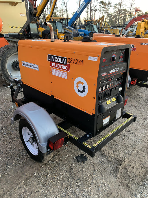 2023 Lincoln Electric LE400 Kubota V1505, Trlr, Cable Rack, Light Kit, ES Decals, T3