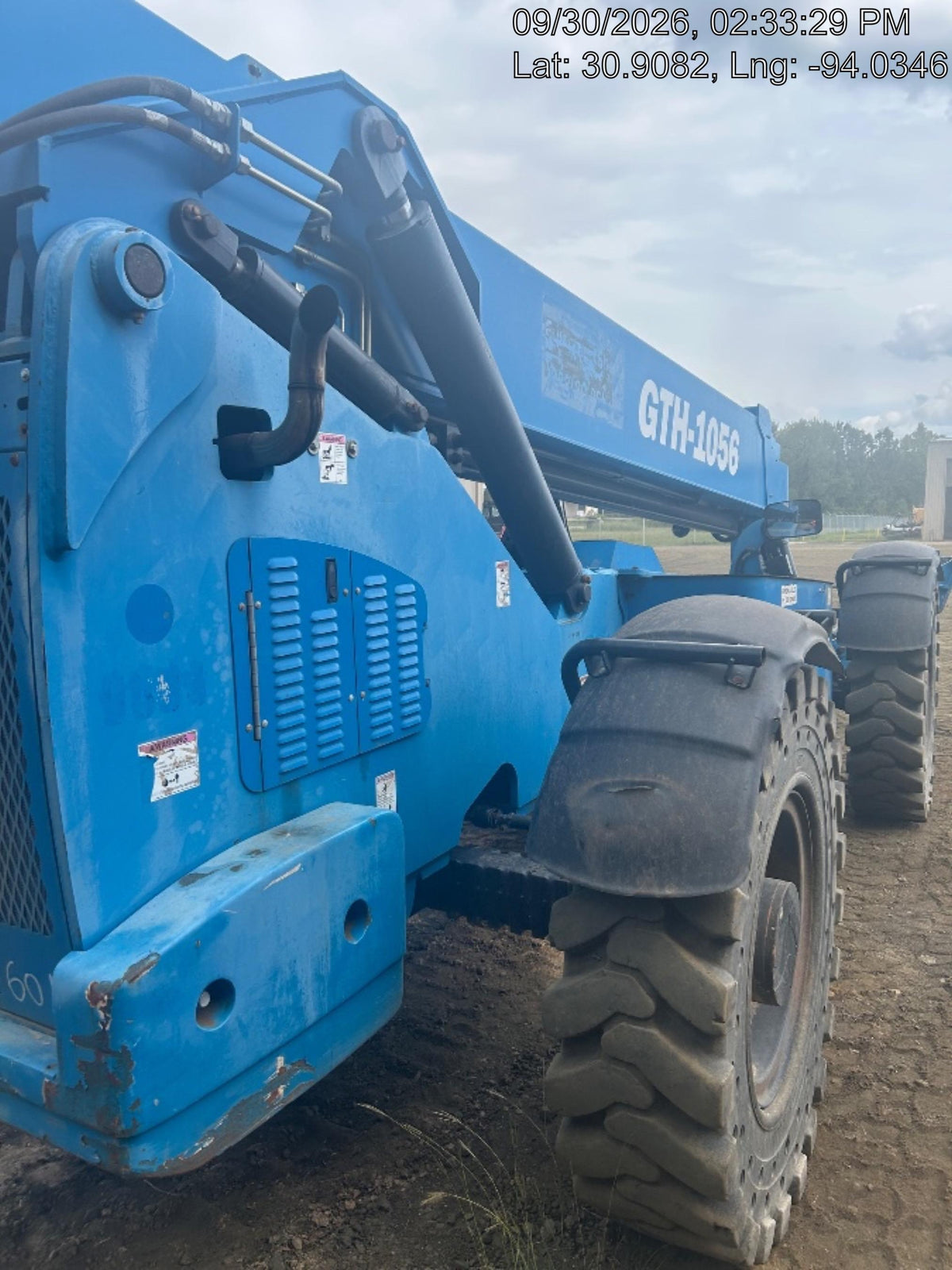 2017 Genie GTH-1056 Genie GTH1056, Solid Tires, 60" carriage, Light Kit, Open ROPS