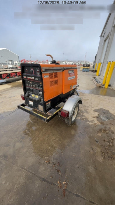 2023 Lincoln Electric LE400 Kubota V1505, Trlr, Cable Rack, Light Kit, ES Decals, T3