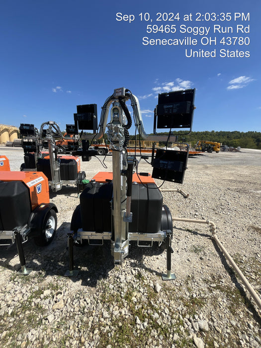 2024 Wanco WLTT-4MM4K Diesel, Deep Sea Controller, Shore Power Plug, Auto Start, (4) 350W LED Floodlights, 4kW Generator, 60 Gal Fuel Tank, 2" Ball, T3