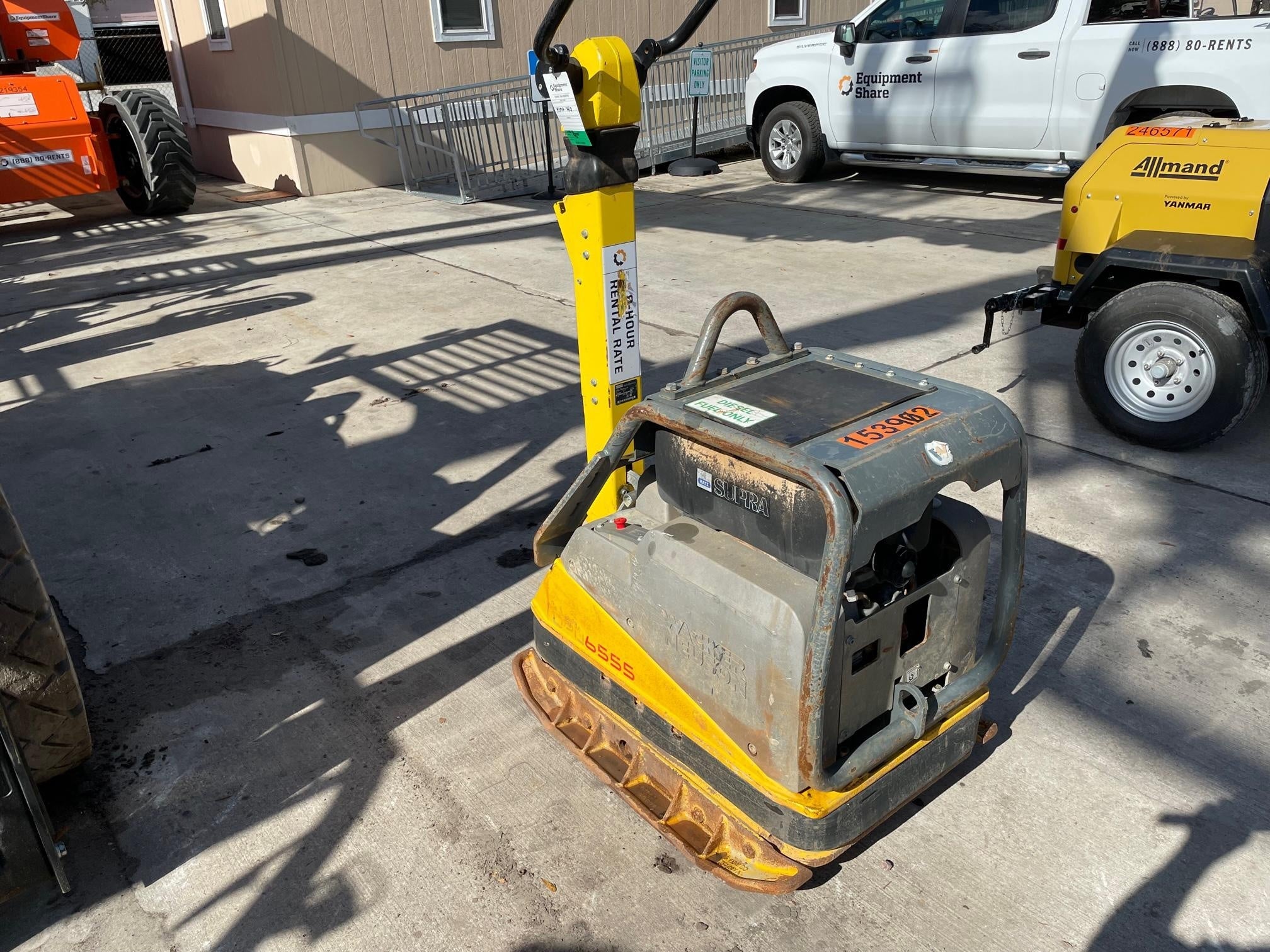 2021 Wacker Neuson DPU6555 DSL Vibroplate