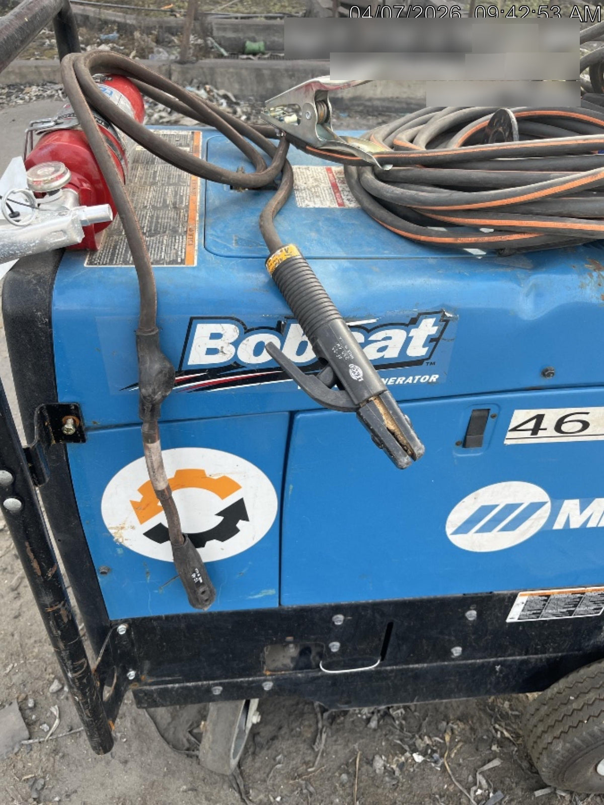 2019 Miller Electric BOBCAT 250 Standard w/Running Gear, Bracket, Hose