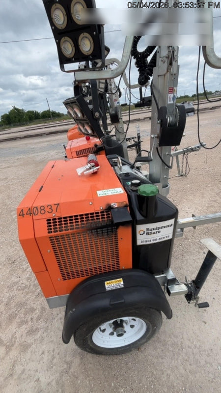 2024 Wanco WLTT-4MM4K Diesel, Deep Sea Controller, Shore Power Plug, Auto Start, (4) 350W LED Floodlights, 4kW Generator, 60 Gal Fuel Tank, 2" Ball, T3