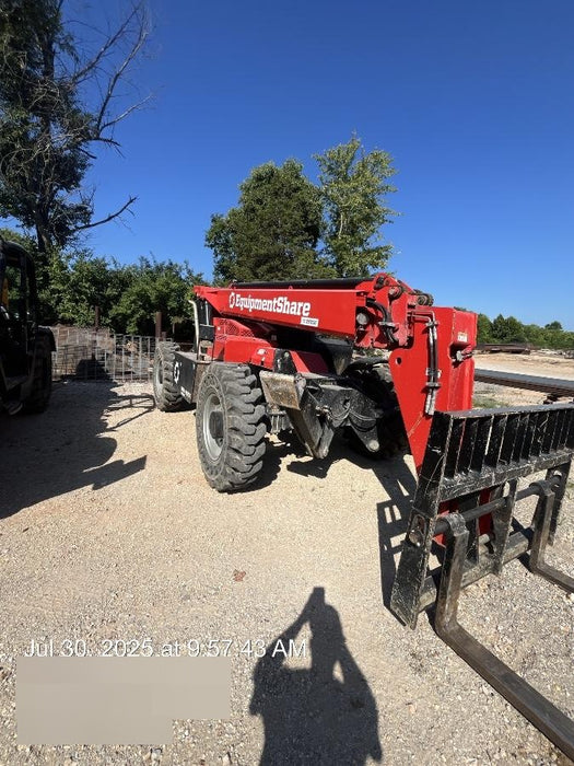 2019 Manitou MTA10055 Canopy, 120 HP, Solid Tires, Work Lights, Lift Hook, Auxiliary Hydraulics 66" Carriage and 60" Forks