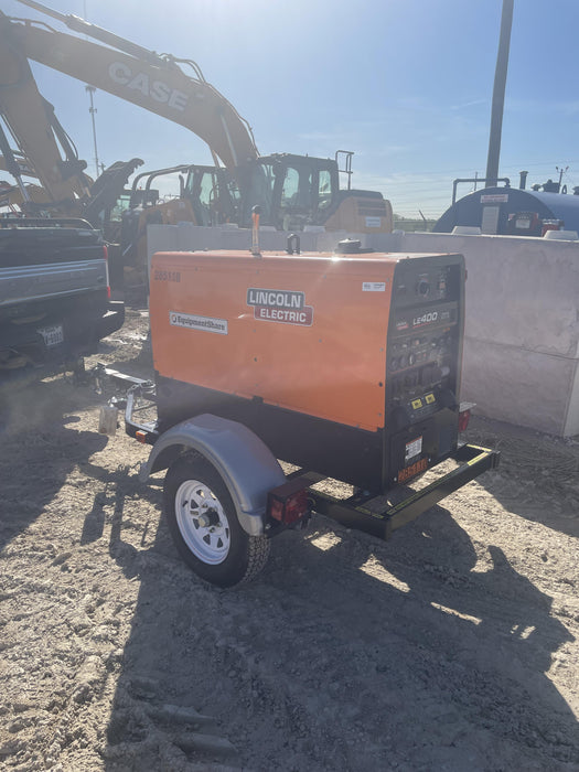 2022 Lincoln Electric LE400 Kubota V1505, Trlr, Cable Rack, Light Kit, ES Decals, T3