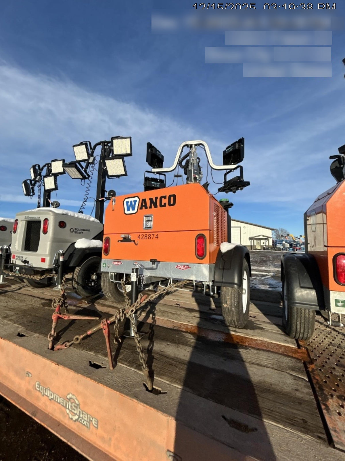 2024 Wanco WLTT-4MM4K Diesel, Deep Sea Controller, Shore Power Plug, Auto Start, (4) 350W LED Floodlights, 4kW Generator, 60 Gal Fuel Tank, 2" Ball, T3