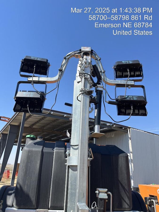 2024 Wanco WLTT-4MM4K Diesel, Deep Sea Controller, Shore Power Plug, Auto Start, (4) 350W LED Floodlights, 4kW Generator, 60 Gal Fuel Tank, 2" Ball, T3