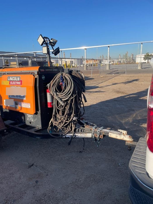 2021 Lincoln Electric Vantage 322 Vantage 322 Ready Pak 3 w/ Decals, ORANGE (includes trailer, cable rack, fender light kit) NO Telematics