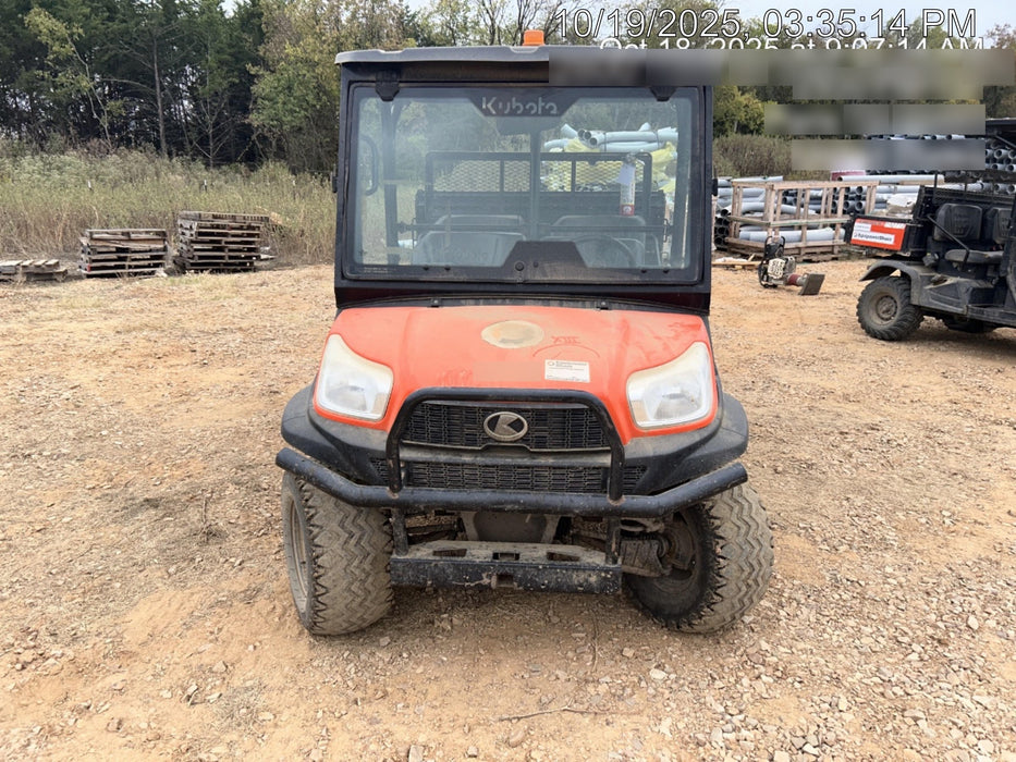 2019 Kubota RTV-X1140 4wd Utility Cart, LED Strobe, Windshield Tempered Glass, Pastic Canopy, Wire Harness Kit, Backup Alarm