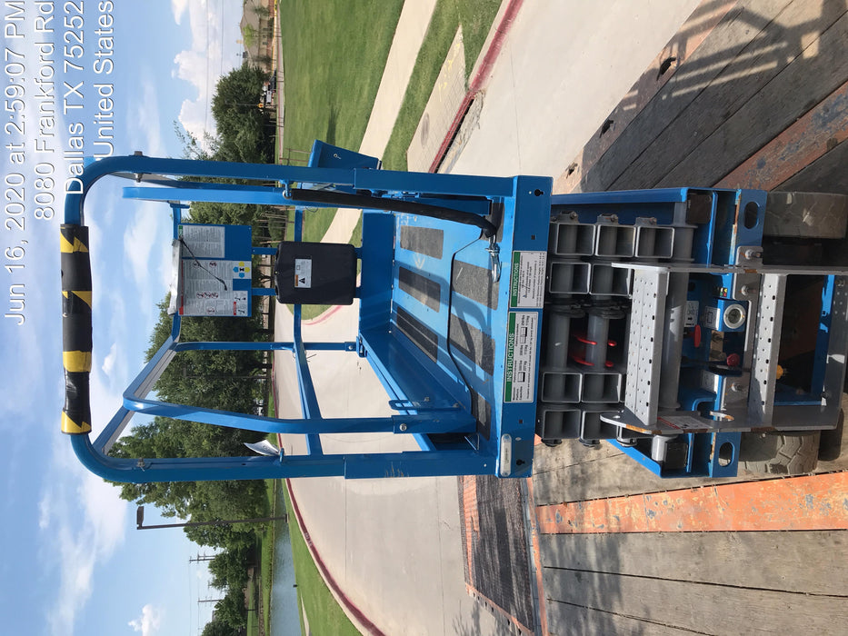 2019 Genie GS-1930 Fixed Rails with Chain Entry