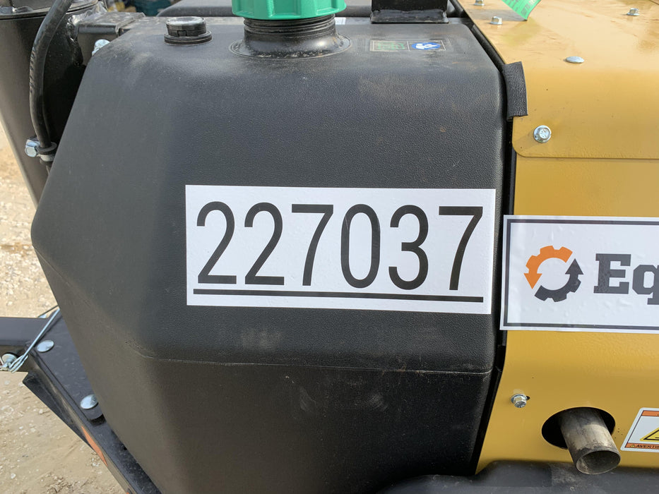 2022 Allmand NLV3GR (4) LED Light Fixture 350W, 23' Vertical Mast, 3kW Prime, Towable, Deep Sea L401, Leveling Jacks, Yanmar T4F 5.8hp