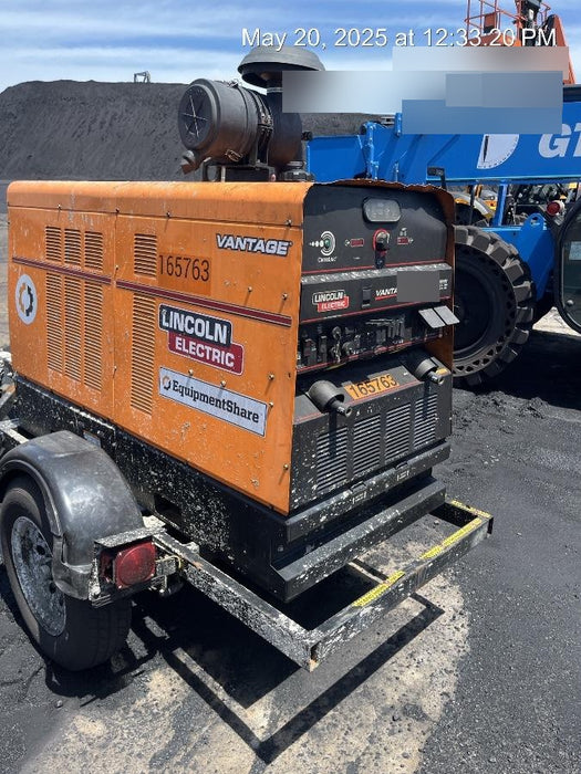 2021 Lincoln Electric Vantage 549X Ready Pak 3, ORANGE (includes trailer, cable rack, fender light kit)