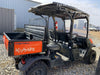 2022 Kubota RTV-X1140W-H Plastic Canopy, Windshield Acrylic Clear, LED Strobe Light, Wire Harness Kit, Back up Alarm