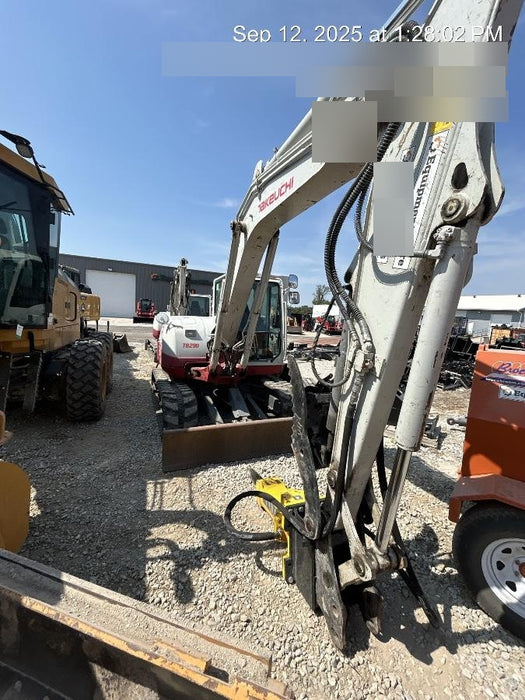 2019 Takeuchi TB290 Takeuchi TB290 Cab/Heat/AC w/Rubber Tracks, Auxiliary Hydraulics, Dozer Blade, Manual QC, 18/24/36" Buckets, Hydraulic Thumb Installed