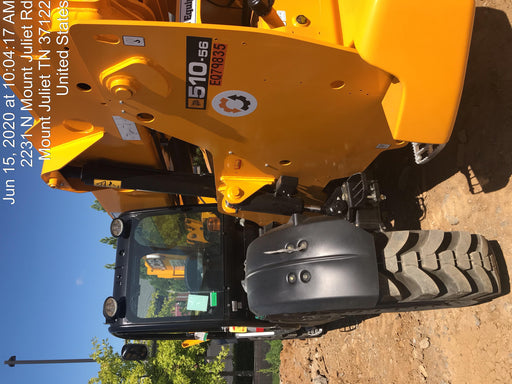 2020 JCB 510-56 Canopy, Solid Tires, Work Lights, Beacon, Aux Hydraulics, Back up Alarm, Lifting Eye, ES Decals