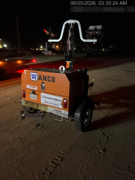 2024 Wanco WLTT-4MM4K Diesel, Deep Sea Controller, Shore Power Plug, Auto Start, (4) 350W LED Floodlights, 4kW Generator, 60 Gal Fuel Tank, 2" Ball, T3