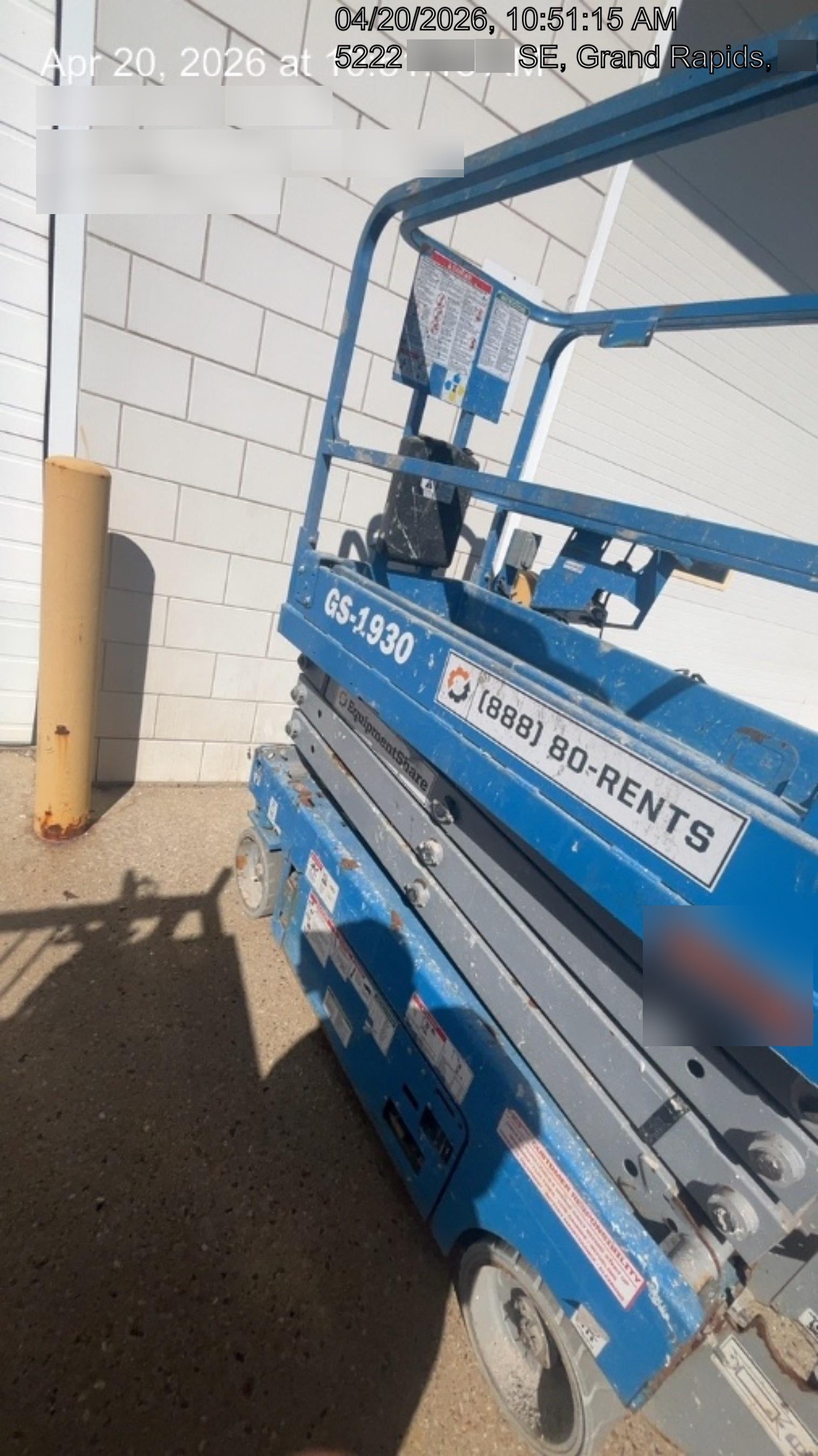 2020 Genie GS-1930 Standard Machine