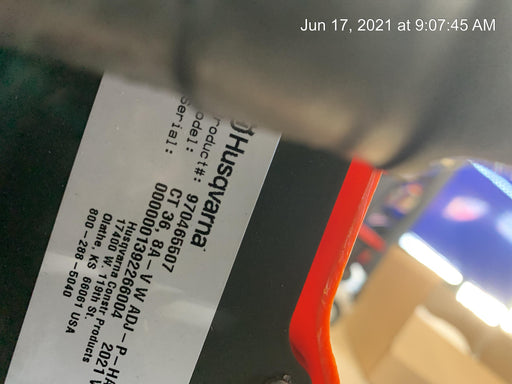 2021 HUSQVARNA CT 36-8A-V