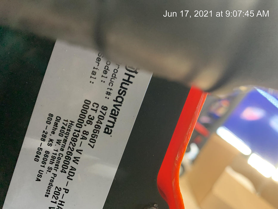 2021 HUSQVARNA CT 36-8A-V