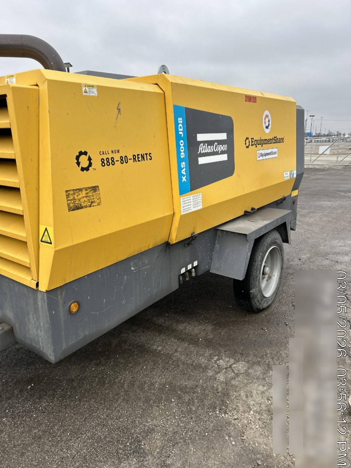 2022 ATLAS COPCO XAS 900