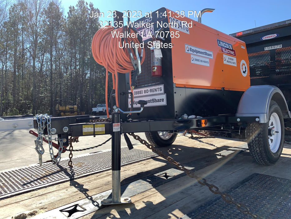 2022 Lincoln Electric LE400 Kubota V1505, Trlr, Cable Rack, Light Kit, ES Decals, T3