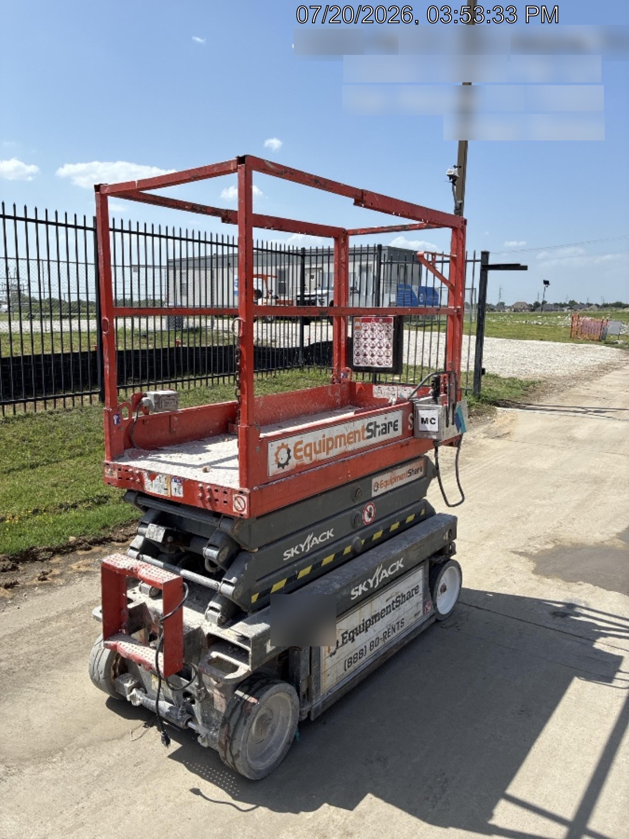2019 Skyjack SJIII-3219 Skyjack SJIII3219 Standard w/Trojan Batteries