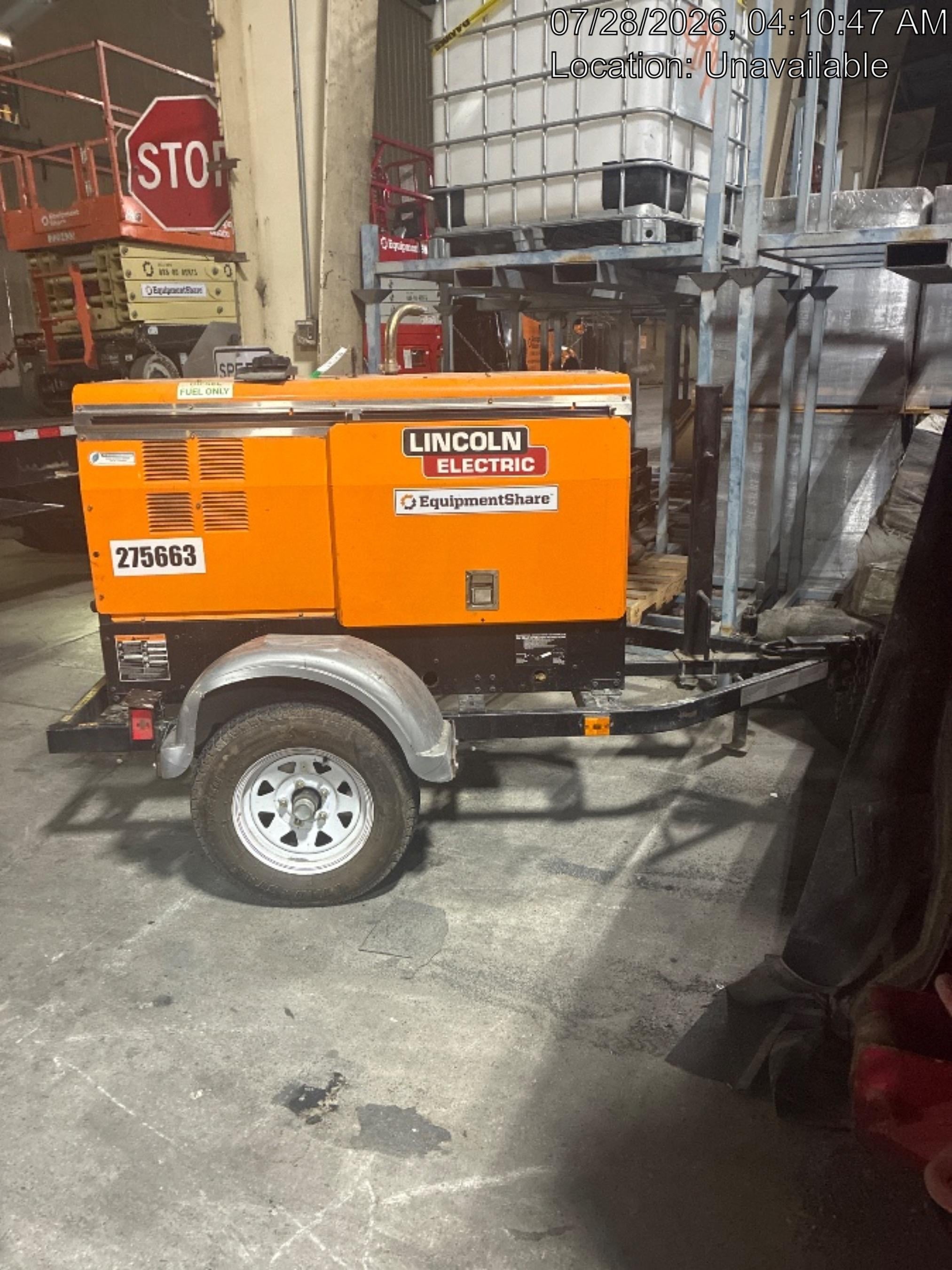 2022 Lincoln Electric LE400 Kubota V1505, Trlr, Cable Rack, Light Kit, ES Decals, T3