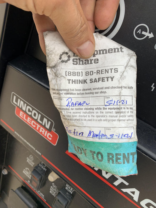 2020 Lincoln Electric Vantage 435 Ready Pak 3