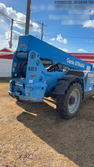 2018 Genie GTH-844 Genie GTH-844D w/Open ROPS, FF Tires, Work Light/Beacon, 60" Carriage and Forks