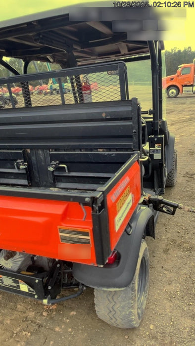 2022 Kubota RTV-X1140W-H Plastic Canopy, Windshield Acrylic Clear, LED Strobe Light, Wire Harness Kit, Back up Alarm
