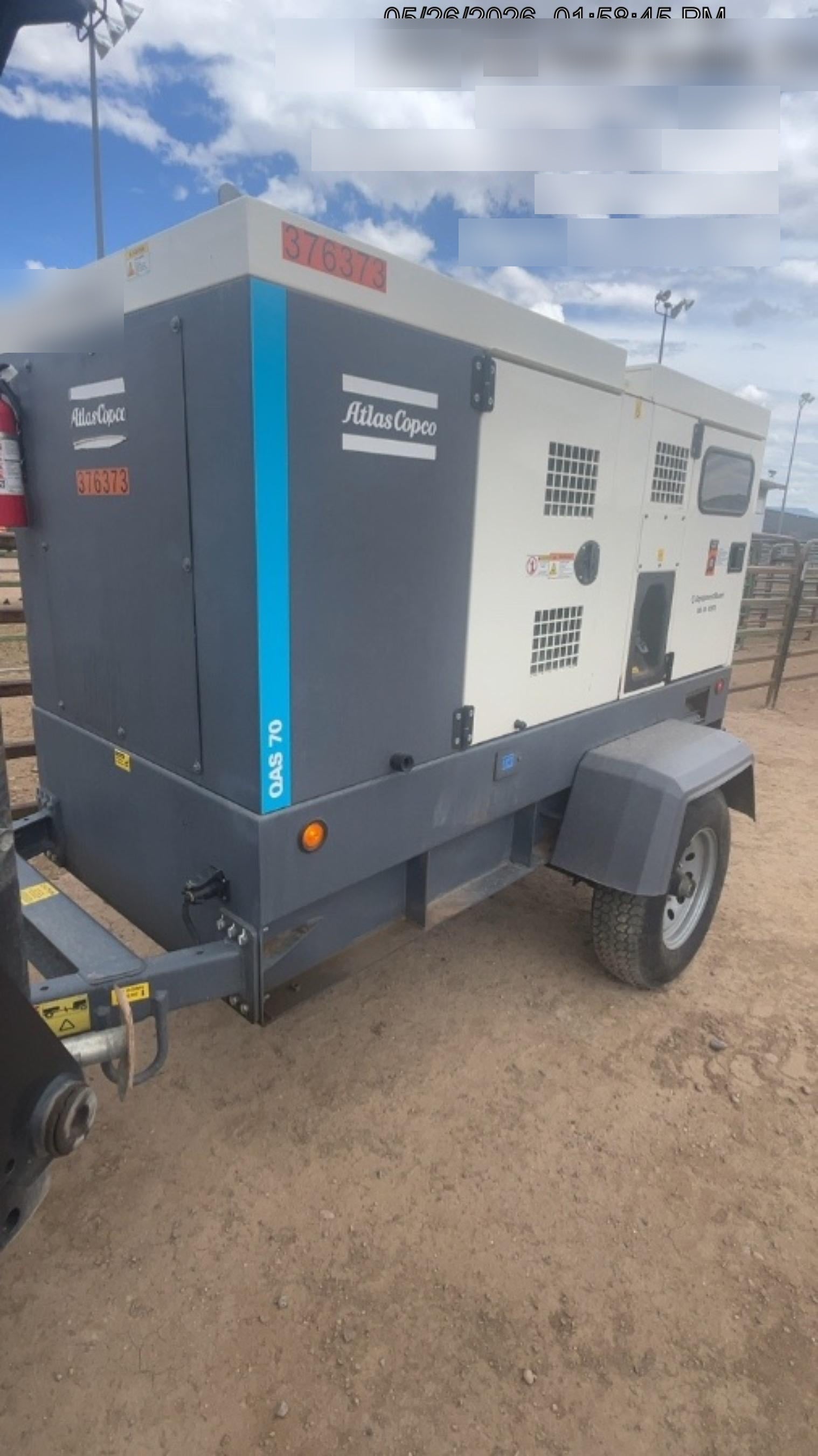 2023 ATLAS COPCO QAS 70