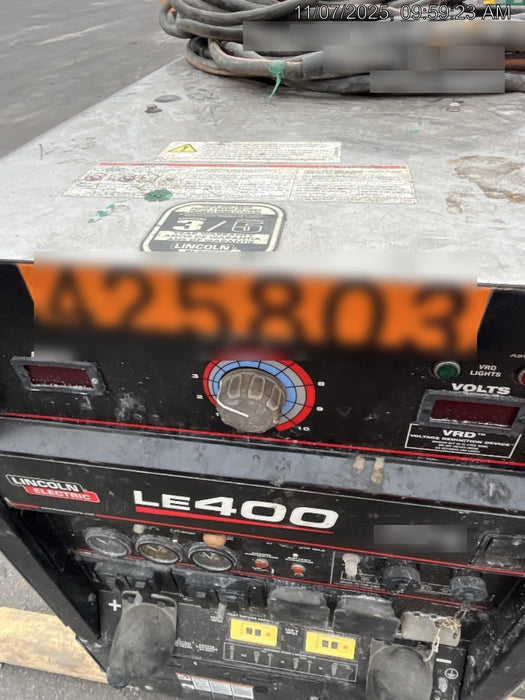 2024 Lincoln Electric LE400 Kubota V1505, Trlr, Cable Rack, Light Kit, ES Decals, T3