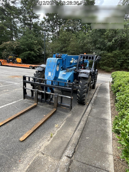 2018 Genie GTH-844 Genie GTH-844D w/Open ROPS, Solid Tires, Work Light/Beacon, 60" Carriage and Forks