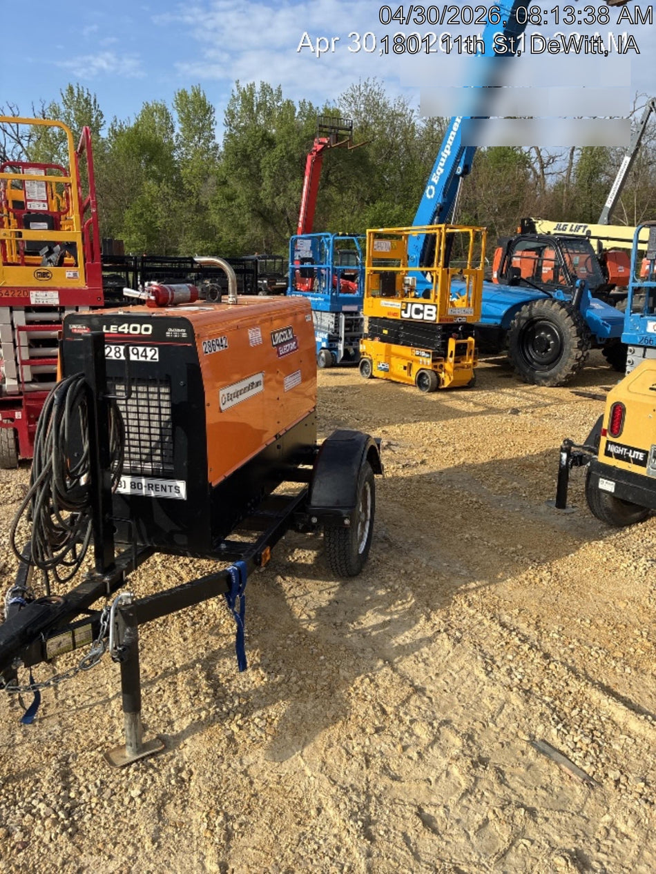 2022 Lincoln Electric LE400 Kubota V1505, Trlr, Cable Rack, Light Kit, ES Decals, T3