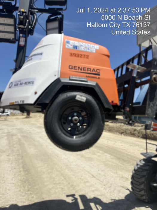 2024 Generac MLT2 Diesel, Flex Switch 120V Input, Powerzone Controller, 
(4) 320W LED Lights, 4kW Generator, 39.9 Gal Fuel Tank, 2" Ball, T3