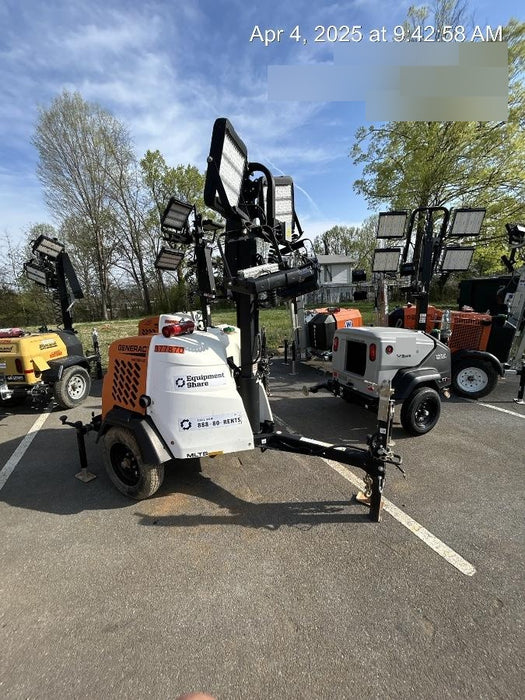 2023 Generac MLT2 Diesel, Flex Switch 120V Input, Powerzone Controller, 
(4) 320W LED Lights, 4kW Generator, 39.9 Gal Fuel Tank, 2" Ball, T3