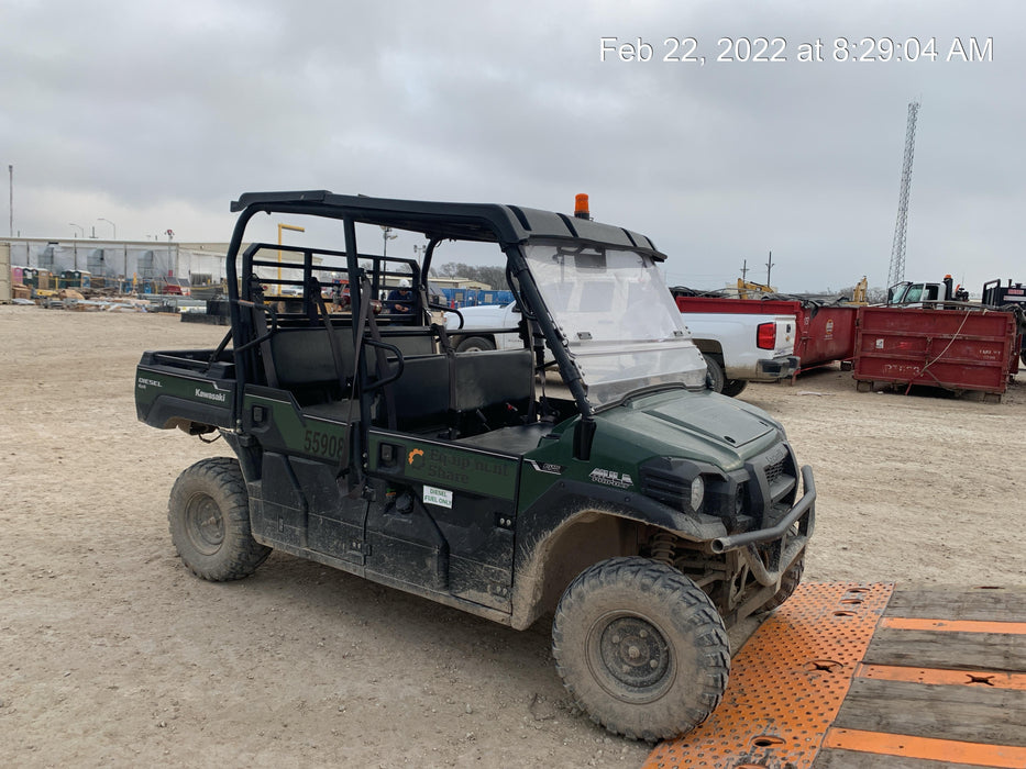 Kawasaki Mule PRO-DXT Standard Options, Backup Alarm, Beacon, Plastic Hard Top, Poly Windshield, Horn Kit