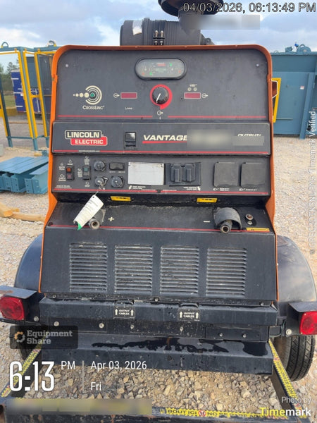 2021 Lincoln Electric Vantage 549X Ready Pak 3, ORANGE (includes trailer, cable rack, fender light kit)