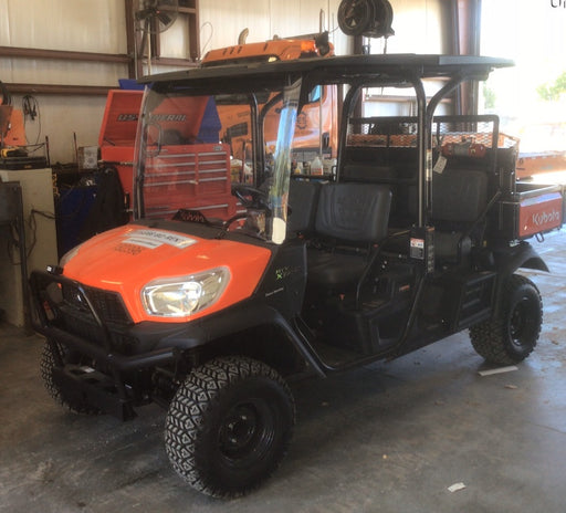 2022 Kubota RTV-X1140W-H Plastic Canopy, Windshield Acrylic Clear, LED Strobe Light, Wire Harness Kit, Back up Alarm