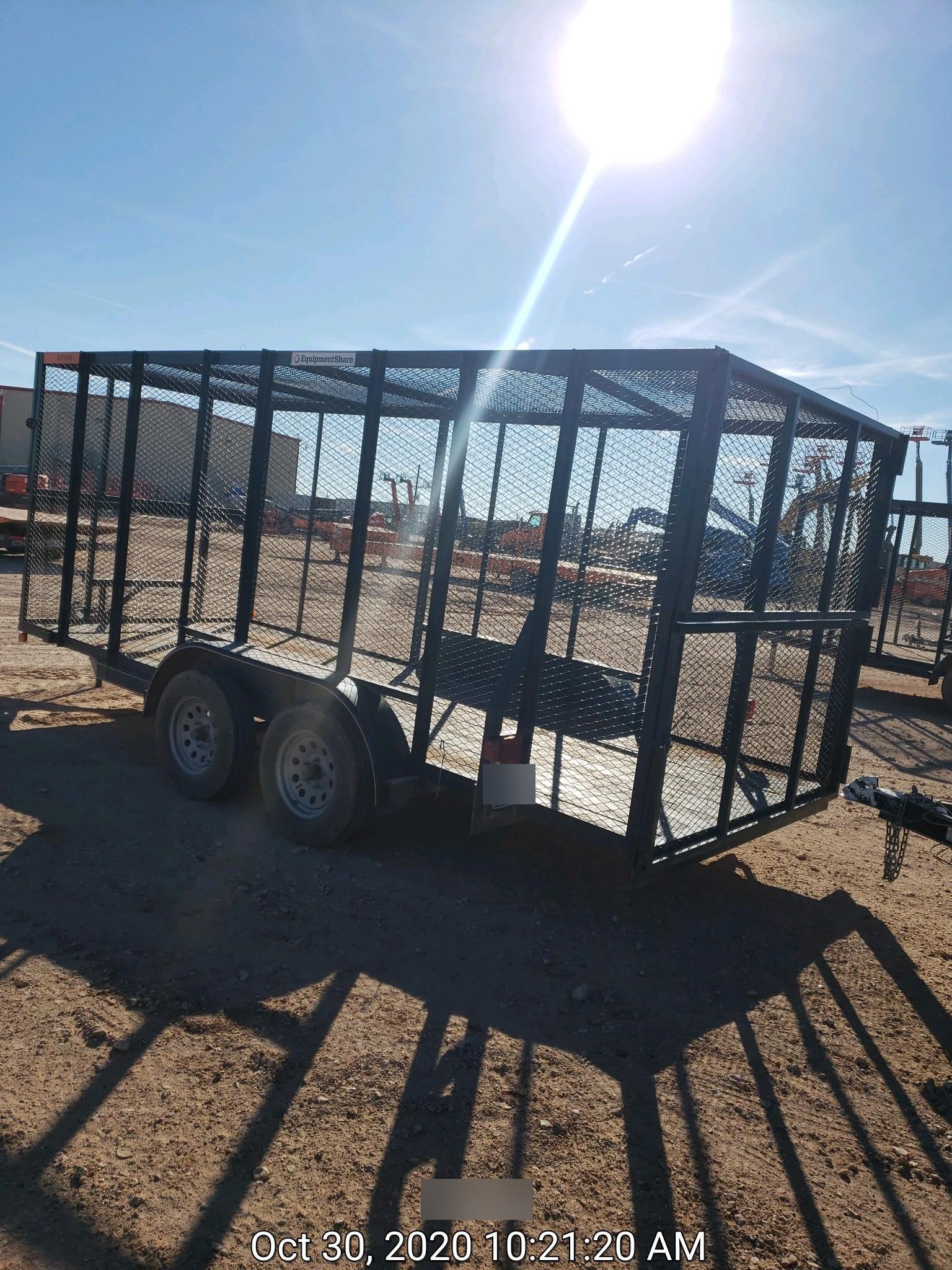 2019 CENTEX Trash Trailer
