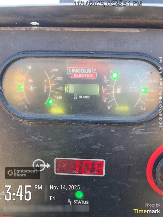 2021 Lincoln Electric Air Vantage 566 Air Vantage 566X Ready Pak 3 (includes trailer, cable rack, fender light kit); no telematics