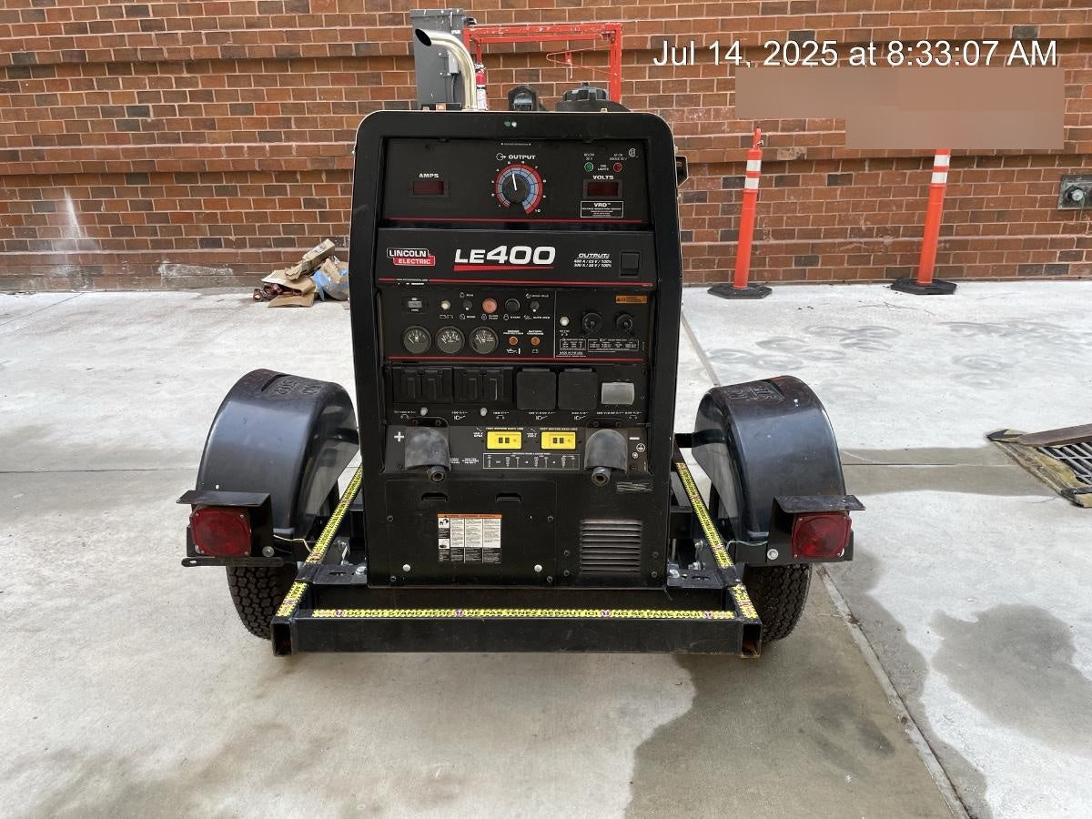 2024 Lincoln Electric LE400 Kubota V1505, Trlr, Cable Rack, Light Kit, ES Decals, T3