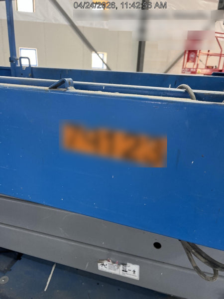 2019 Genie GS-2646 folding rails with full height swing gate