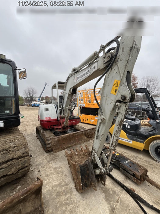 2019 Takeuchi TB240 Takeuchi TB240 Canopy w/Rubber Tracks, Auxiliary Hydraulics, Manual QC, Hydraulic Thumb, 12/18/24" Buckets