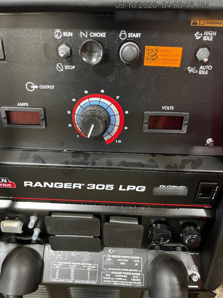 2026 LINCOLN ELECTRIC Ranger 305 LPG