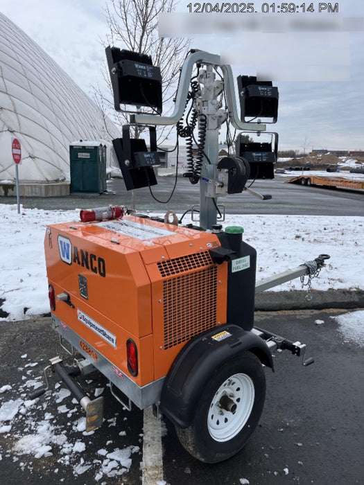 2024 Wanco WLTT-4MM4K Diesel, Deep Sea Controller, Shore Power Plug, Auto Start, (4) 350W LED Floodlights, 4kW Generator, 60 Gal Fuel Tank, 2" Ball, T3