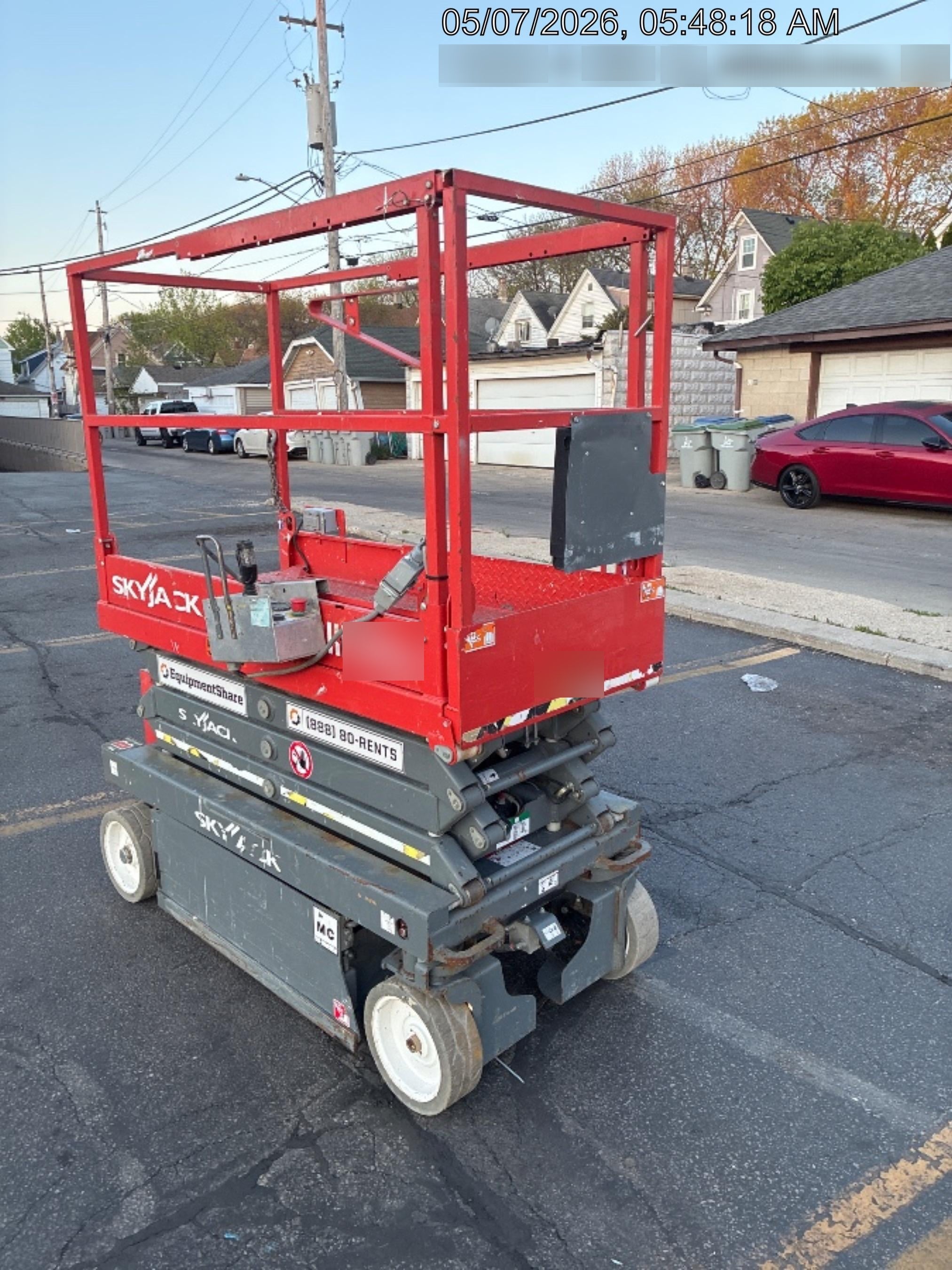 2018 Skyjack SJIII-3219 Standard Rental Specs