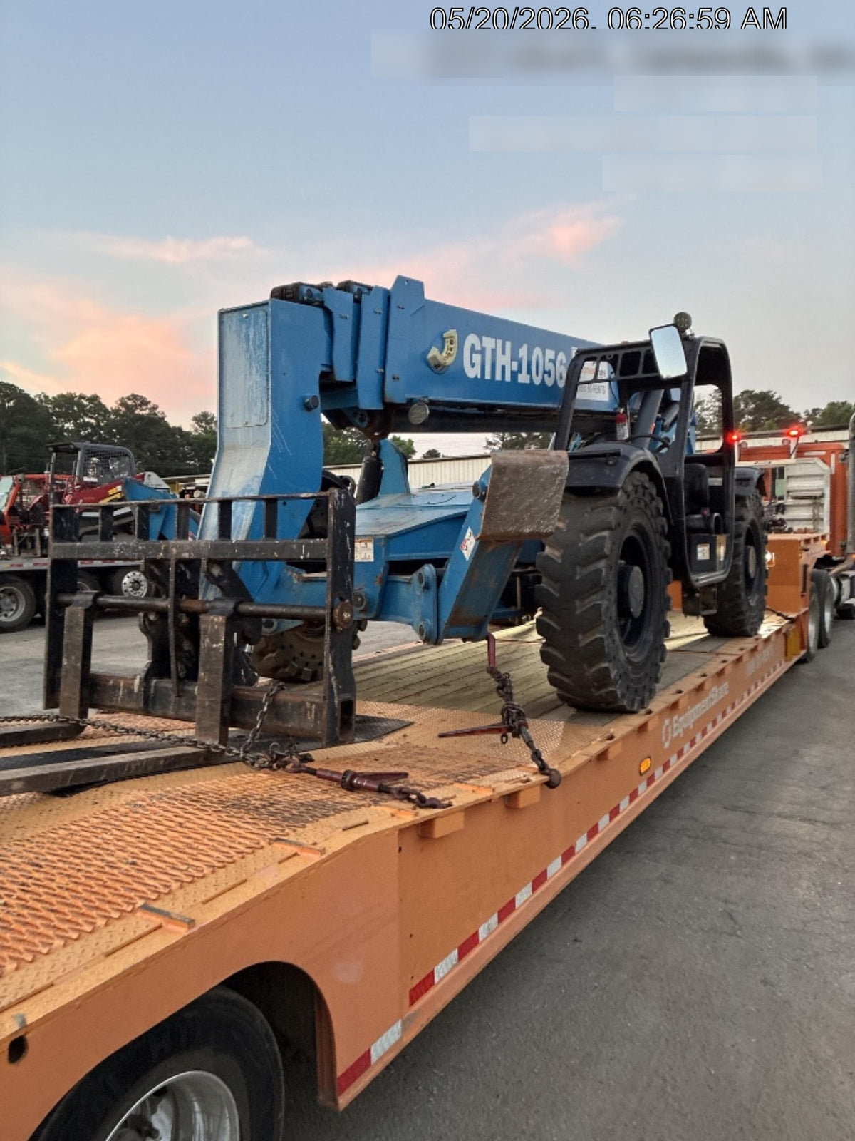 2019 Genie GTH-1056 Canopy, Solid RT Tires, LED Work Lights, Beacon 60" QA Carriage, 60" Forks