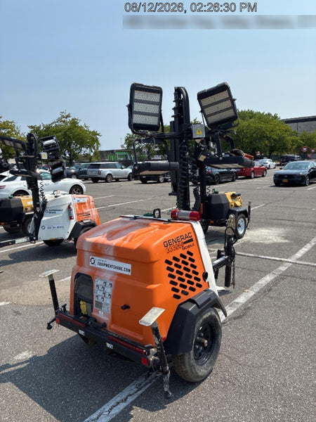 2023 Generac MLT2 Diesel, Flex Switch 120V Input, Powerzone Controller, (4) 320W LED Lights, 4kW Generator, 39.9 Gal Fuel Tank, 2" Ball, T3