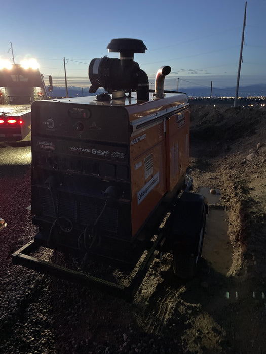 2021 Lincoln Electric Vantage 549X Ready Pak 3, ORANGE (includes trailer, cable rack, fender light kit)